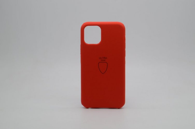 UltraCover – Silikonový obal – barevný - Typ: iPhone 11 Pro, Barva: Červená